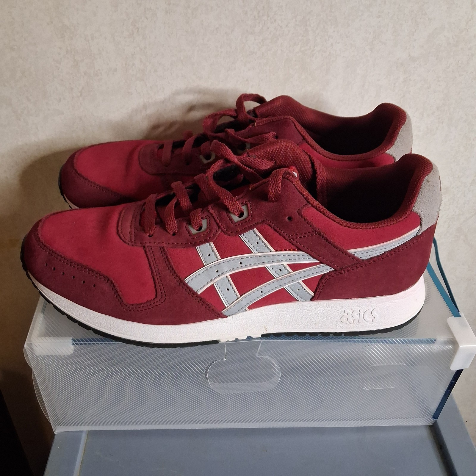 Asics Gel Lyte Classic 3 III Shoes SAMPLE Red/White/Grey [1201A103] Men’s 9.5