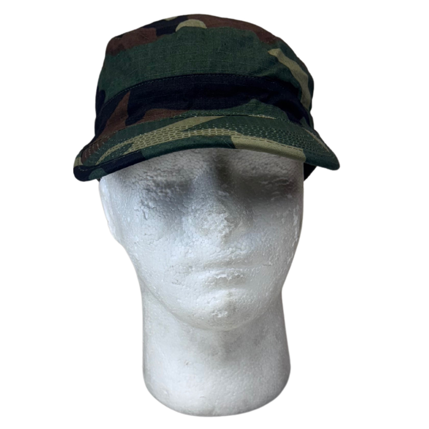 New Size 7.5 Woodland MOC Rip-Stop Hot Weather Patrol Cap*mocinc.1982*