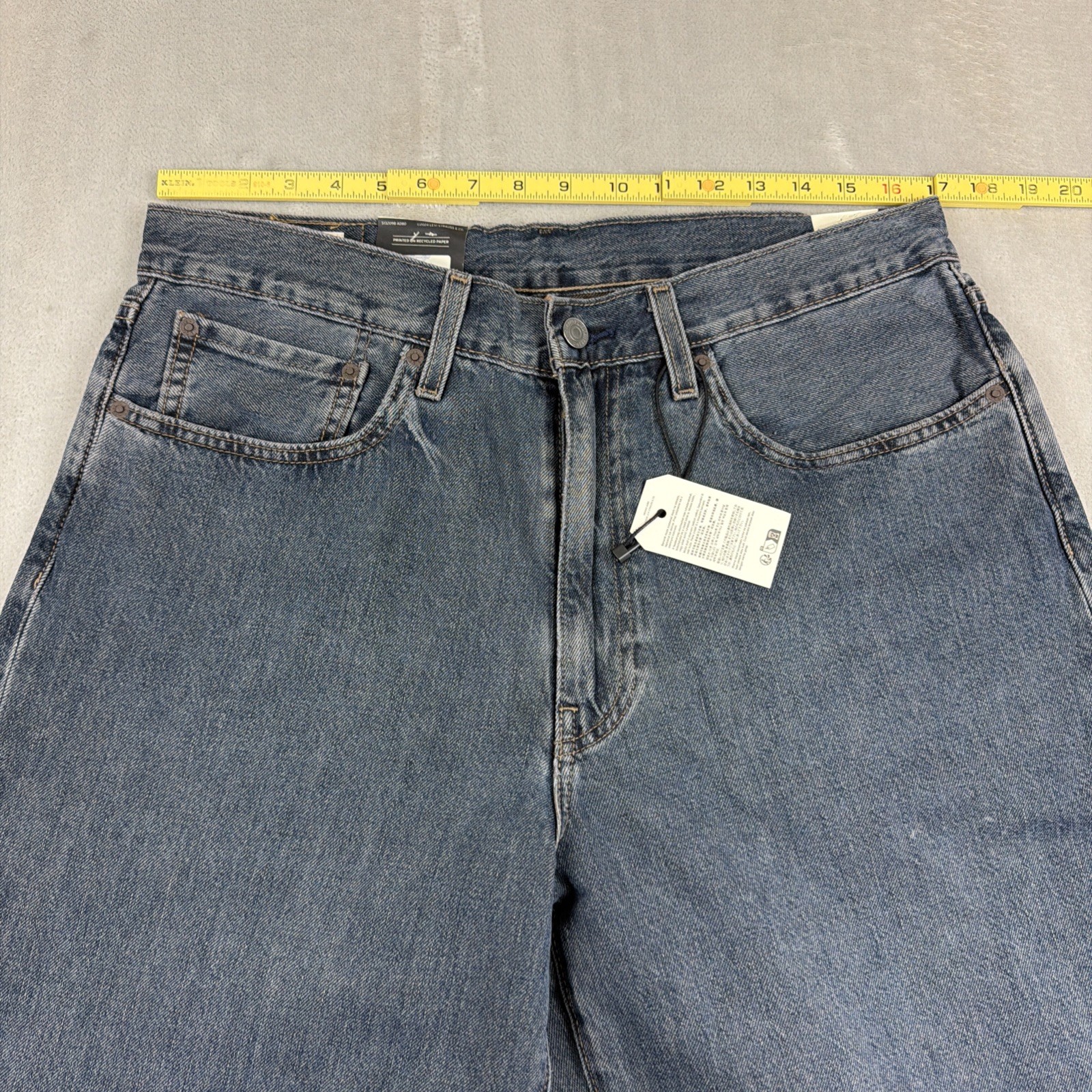 Levi’s Premium 578 Baggy Denim Jeans Men’s Size 34×32 Blue Cotton Y2K