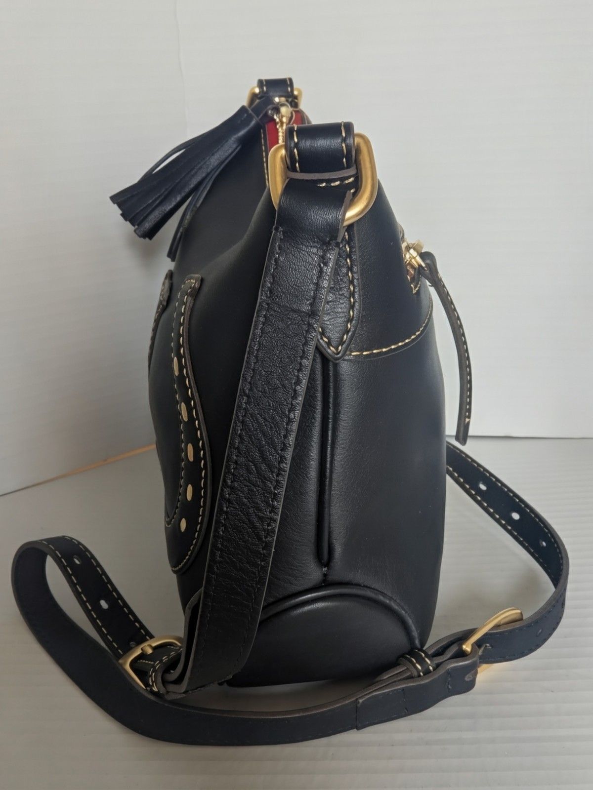 Dooney & Bourke Black Western Horseshoe Crossbody