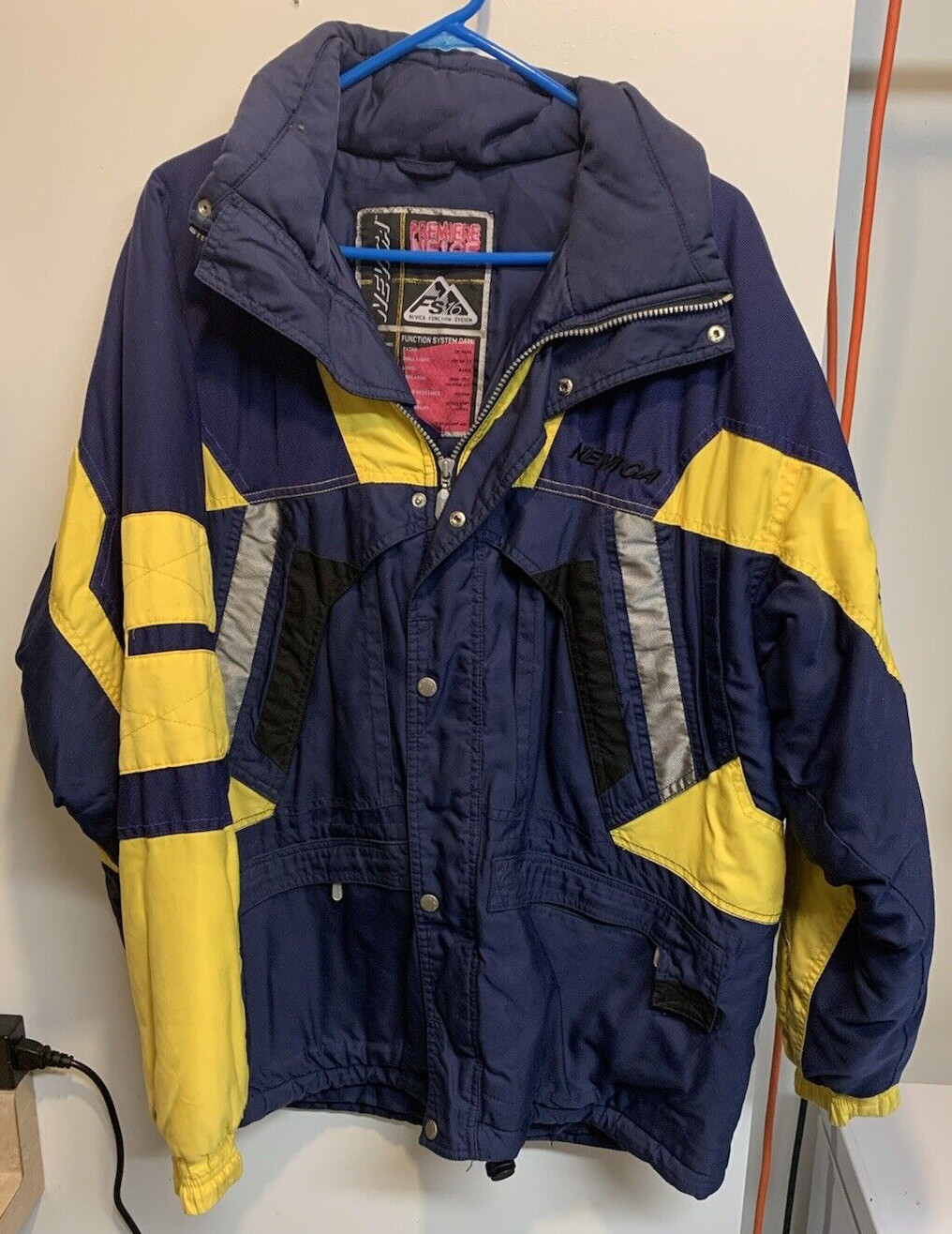 Vintage Nevica Premiere Neige Function System FS16 Blue Ski Jacket Size 42