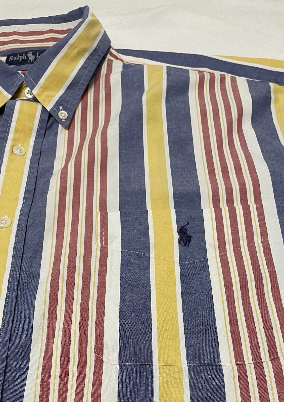 Ralph Lauren Jeans Co. Men’s Striped Long Sleeve Shirt size XXL