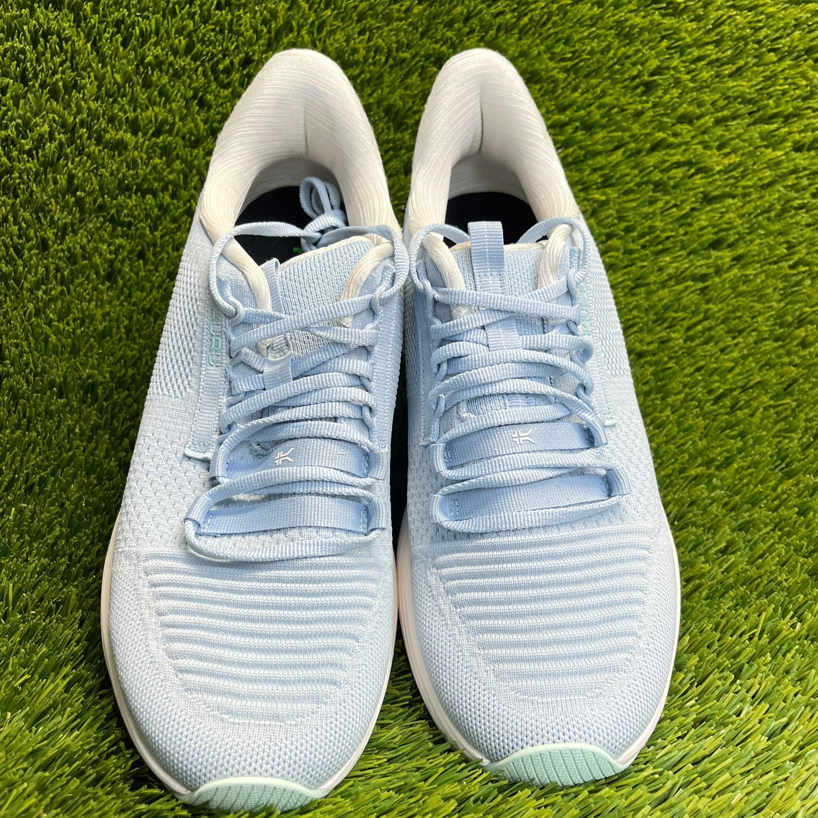 Kuru Atom 2 Womens Size 9.5D Blue White Athletic Running Walking Shoes Sneakers