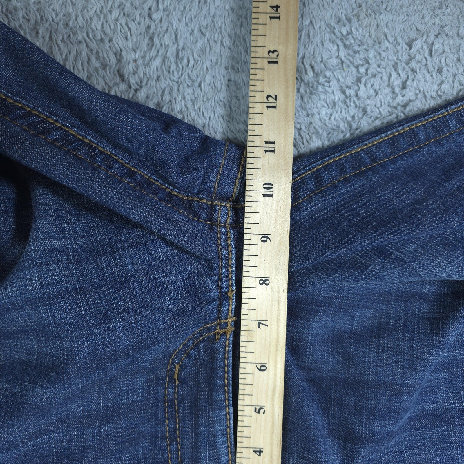 Wrangler Willow Riding Jeans Womens 11 X 34 Blue Medium Wash Bootcut Stretch