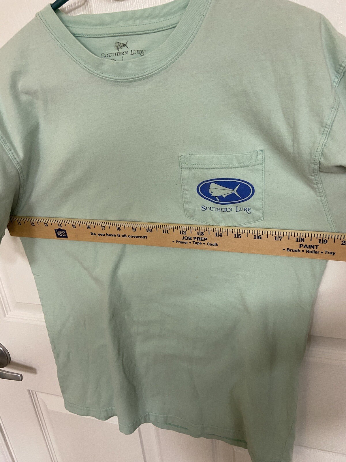Southern Lure Medium Green Crab T-Shirt Logo Front Pocket