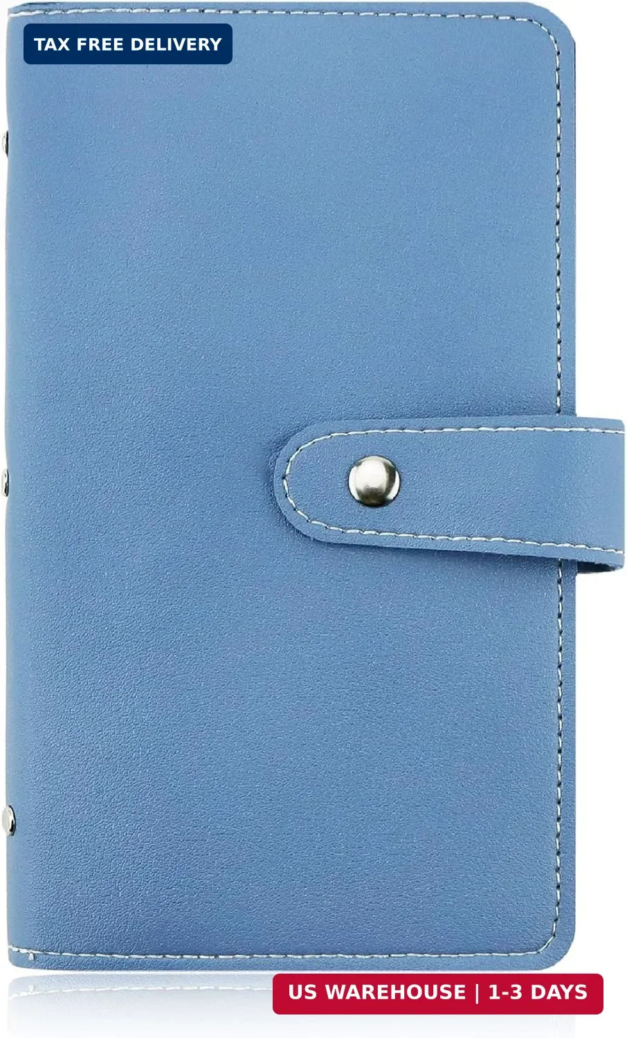 Credit Card Holder, Leather Business Card Organizer with 96 Card Slots, Professi