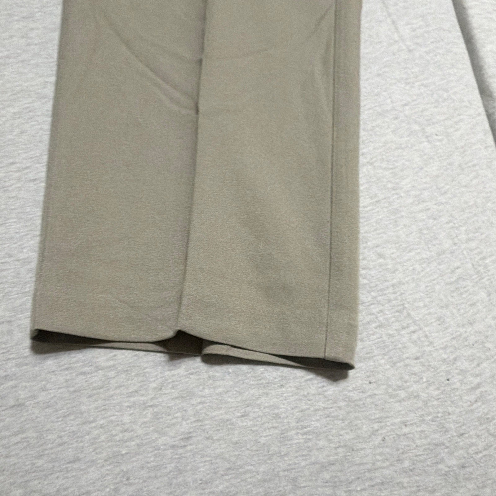 Reaction Kenneth Cole Men’s Beige Dress Pants Straight Leg Flat Front 38