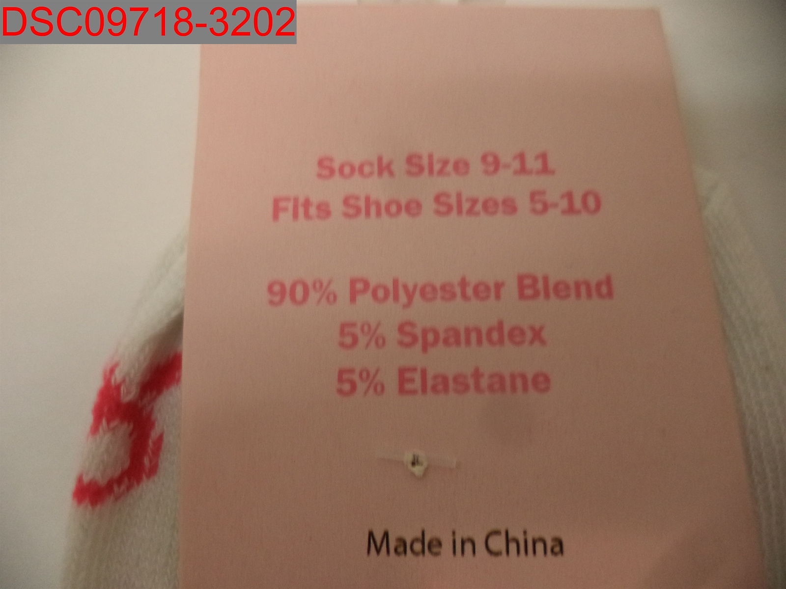 Womens Black, Grey, Pink, Red & White Breast Cancer Awareness Sock 6 Pairs, 9-11