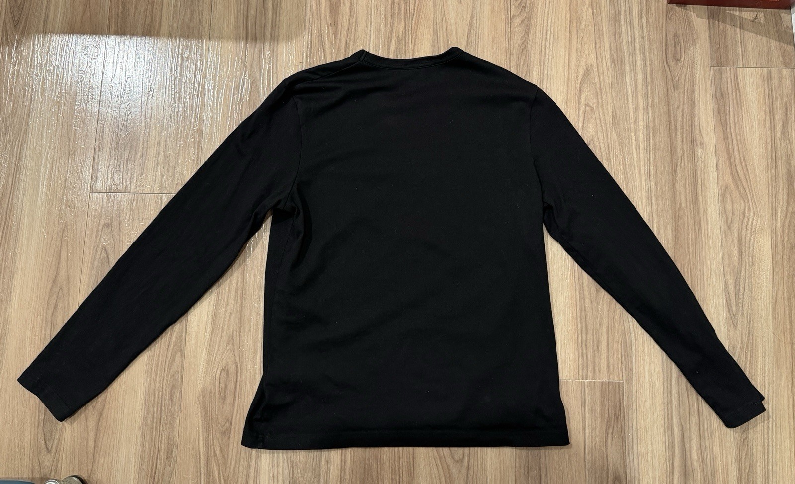 ASKET Long Sleeve T-Shirt Bundle (2 Shirts) – White & Black – Size Medium Short