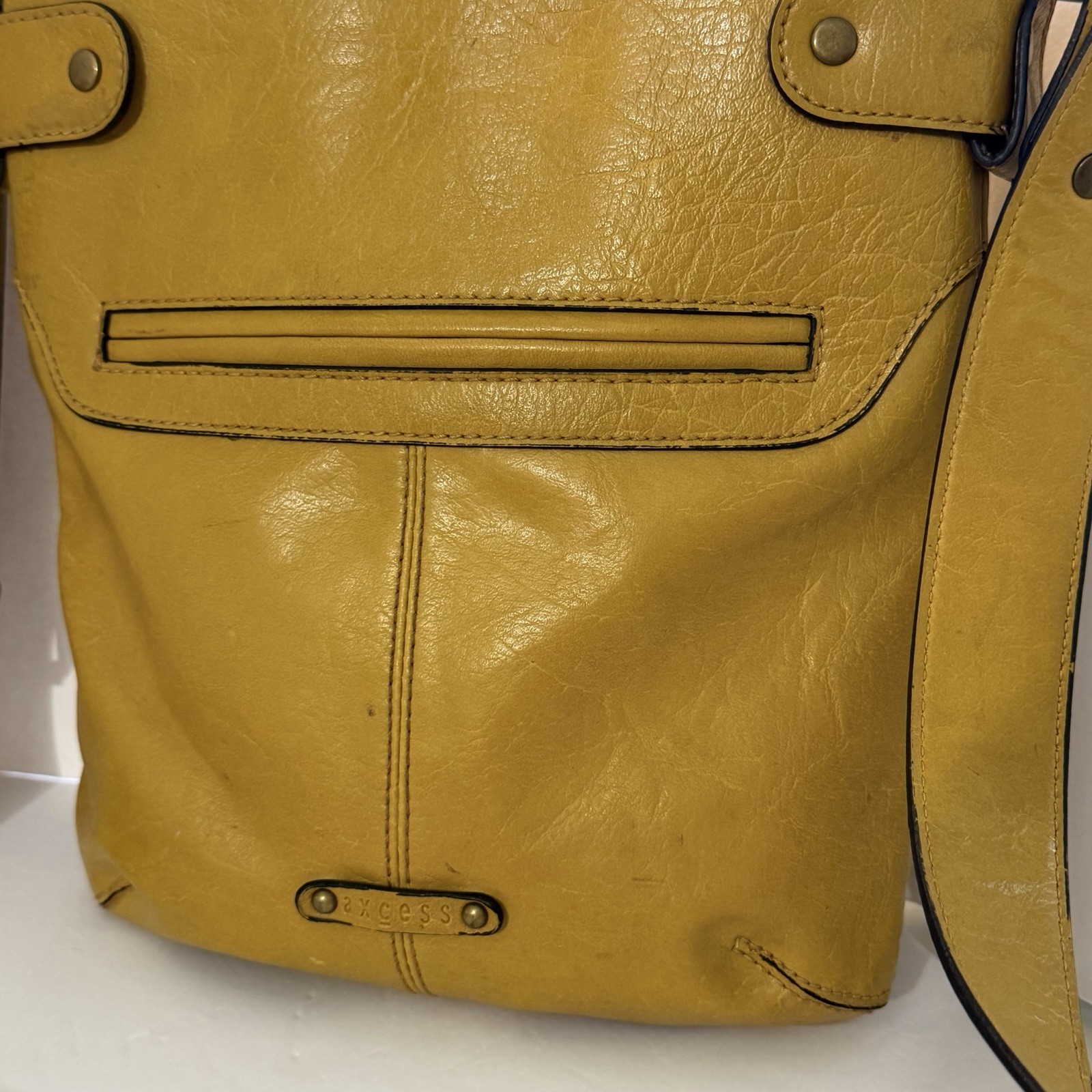 Axcess (Liz Claiborne) Crossbody Yellow Purse
