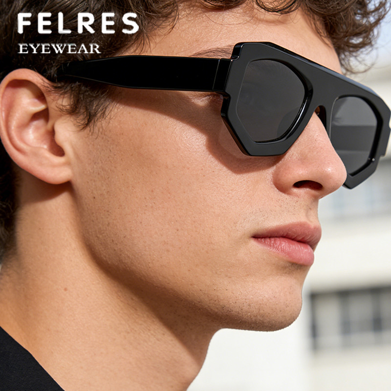 Polygon Tinted Reading Sunglasses Men Women Shade Presbyopic Sunglasses +5.0