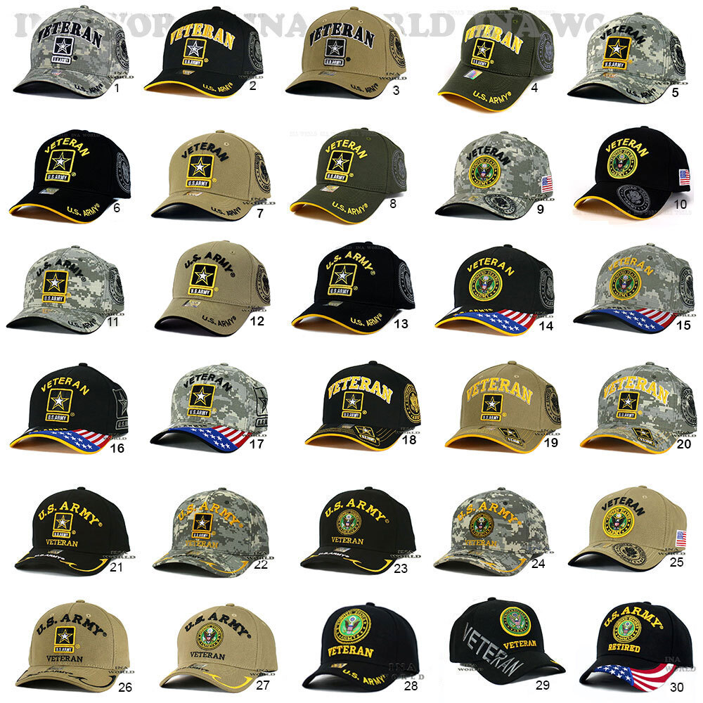 U.S. ARMY Hat ARMY STRONG Military Official Licensed Adjustable Baseball Cap
