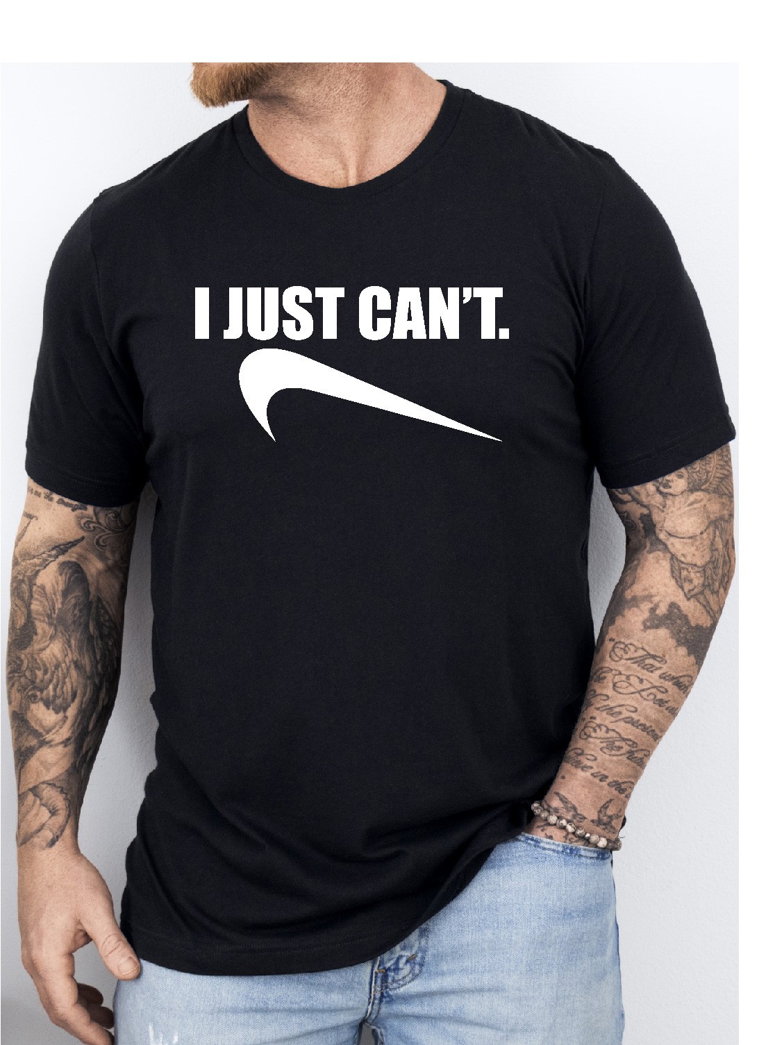I Just Cant Parody Funny Unisex Heavy Cotton Gildan Tee, Select Your Design