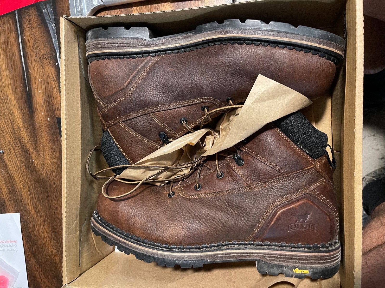 Red Wing Irish Setter Edgerton safety work boot size 13