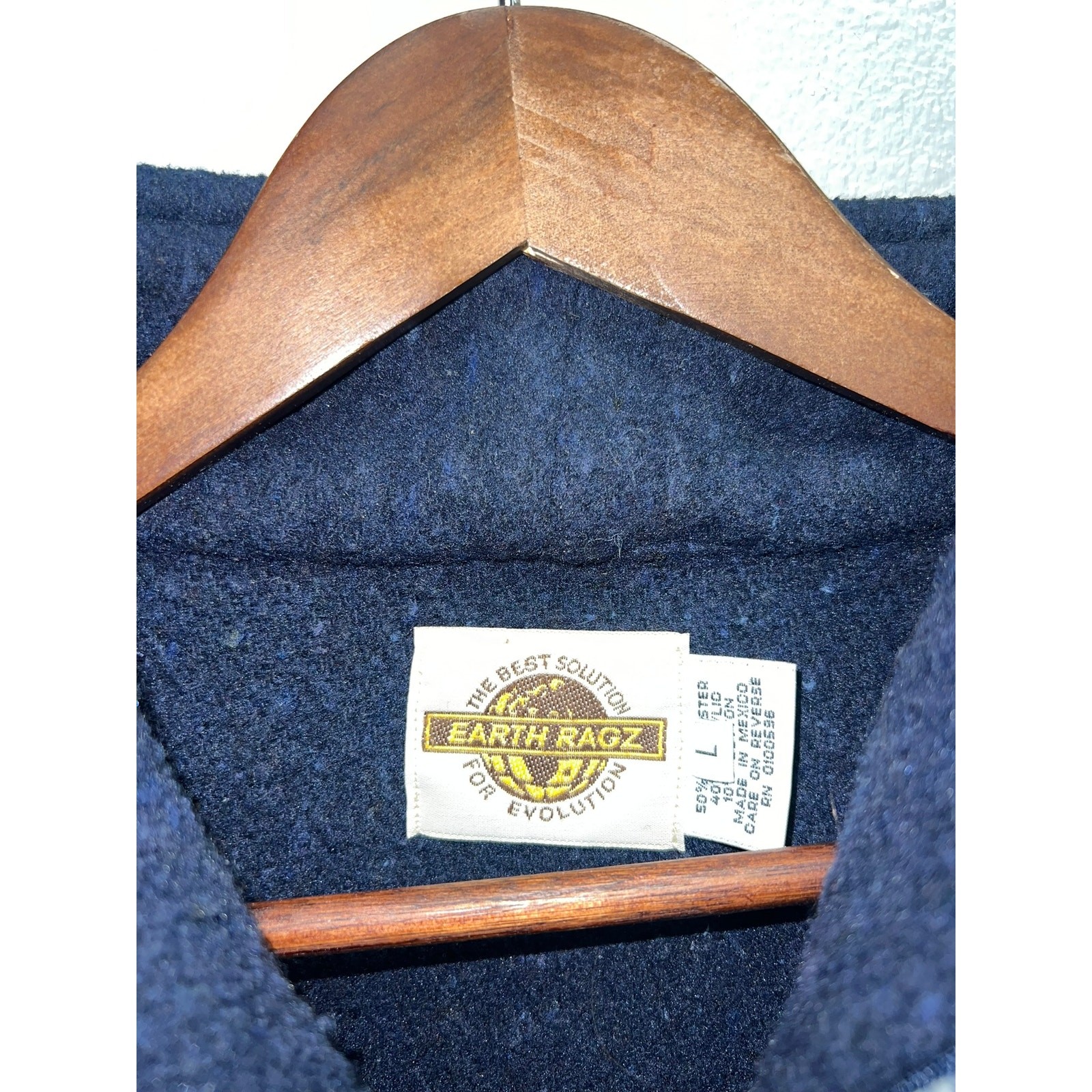 Vintage Denali Park Sweatshirt Jacket Alaska Bear Embroidery Earth Ragz Crewneck