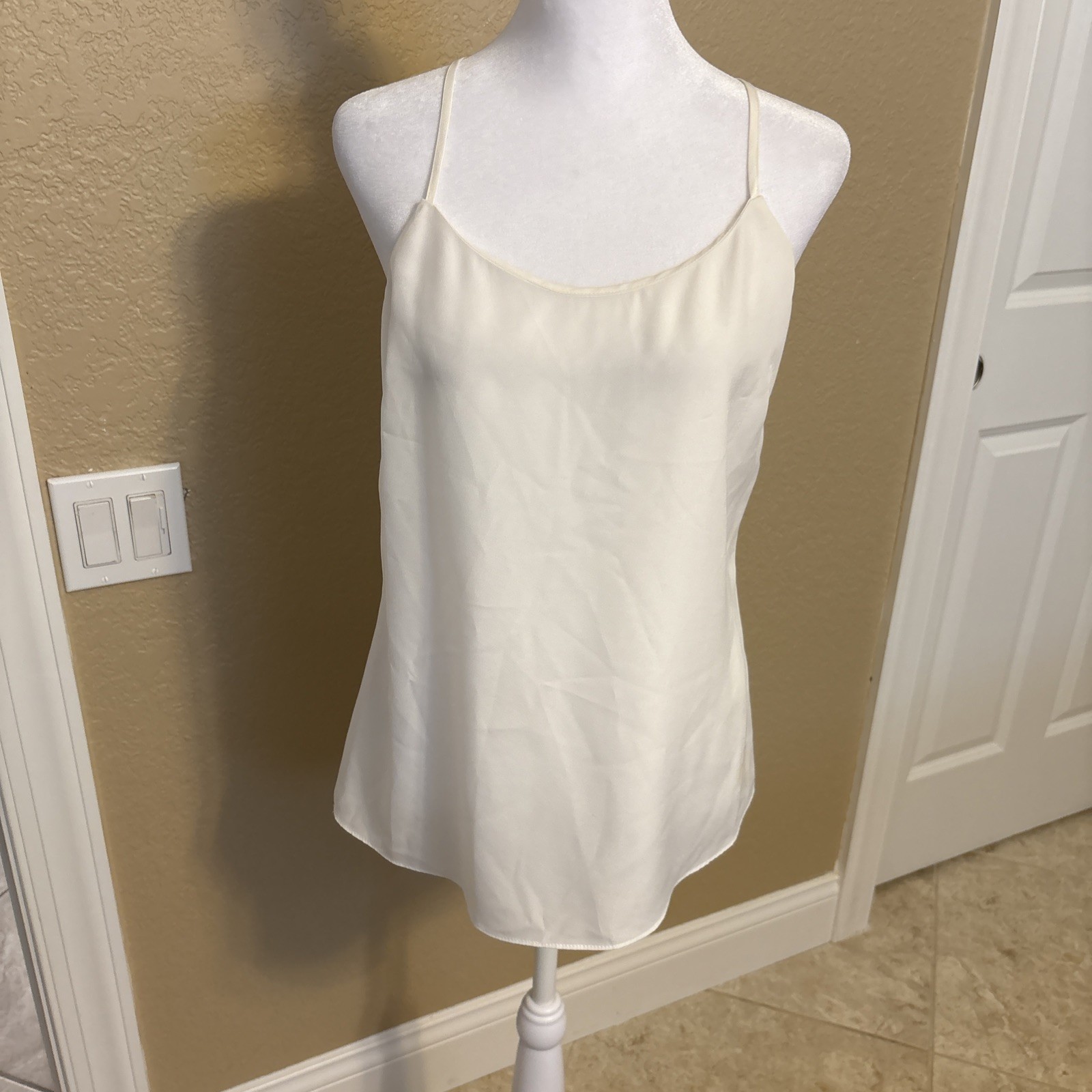 J Crew Cami, Tank, Ivory Size 2, XS