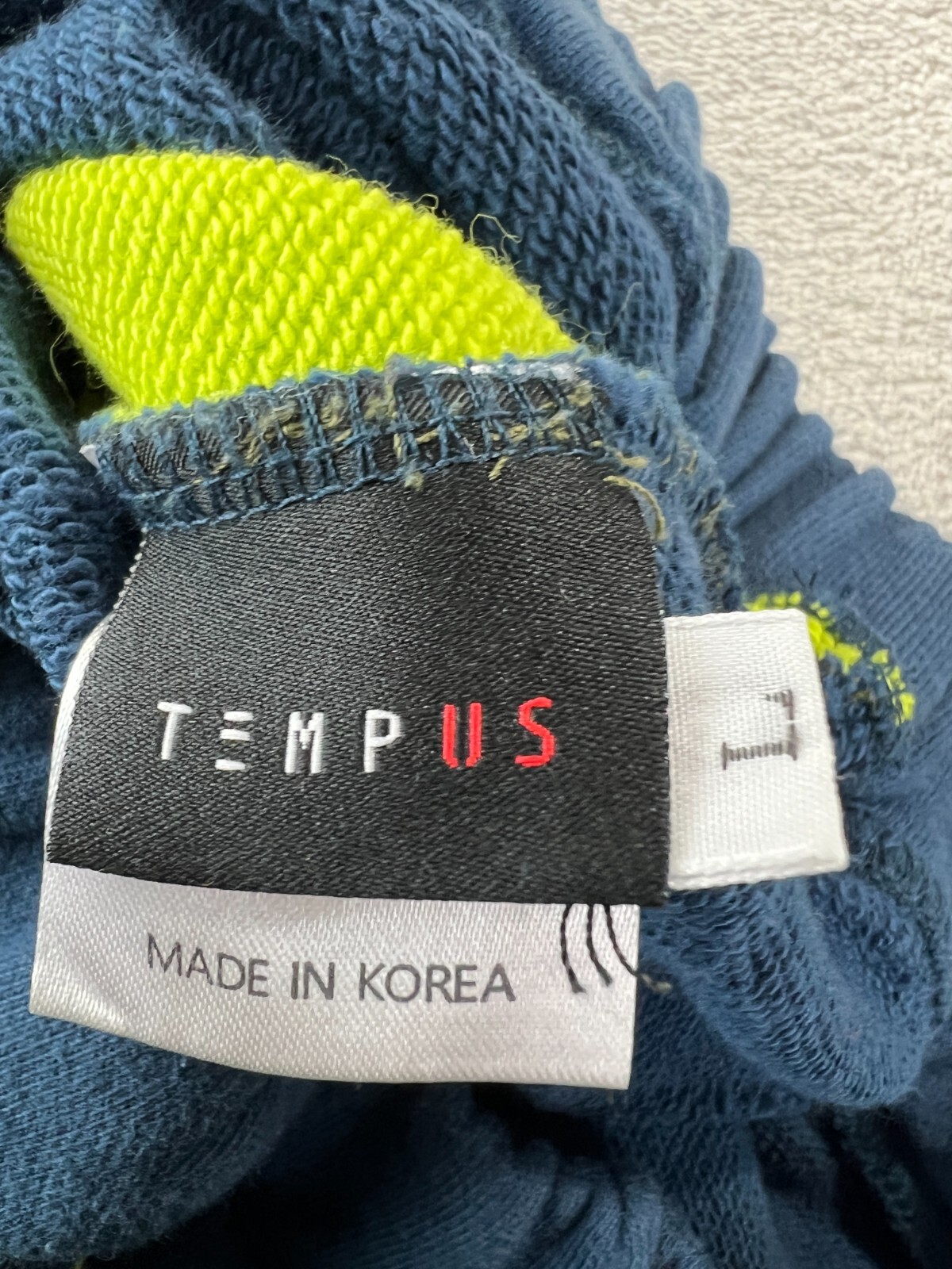 TEMPUS STUDIO Sweatsuit Jogger Set Size LARGE Blue Heavyweight Hoodie + Pant