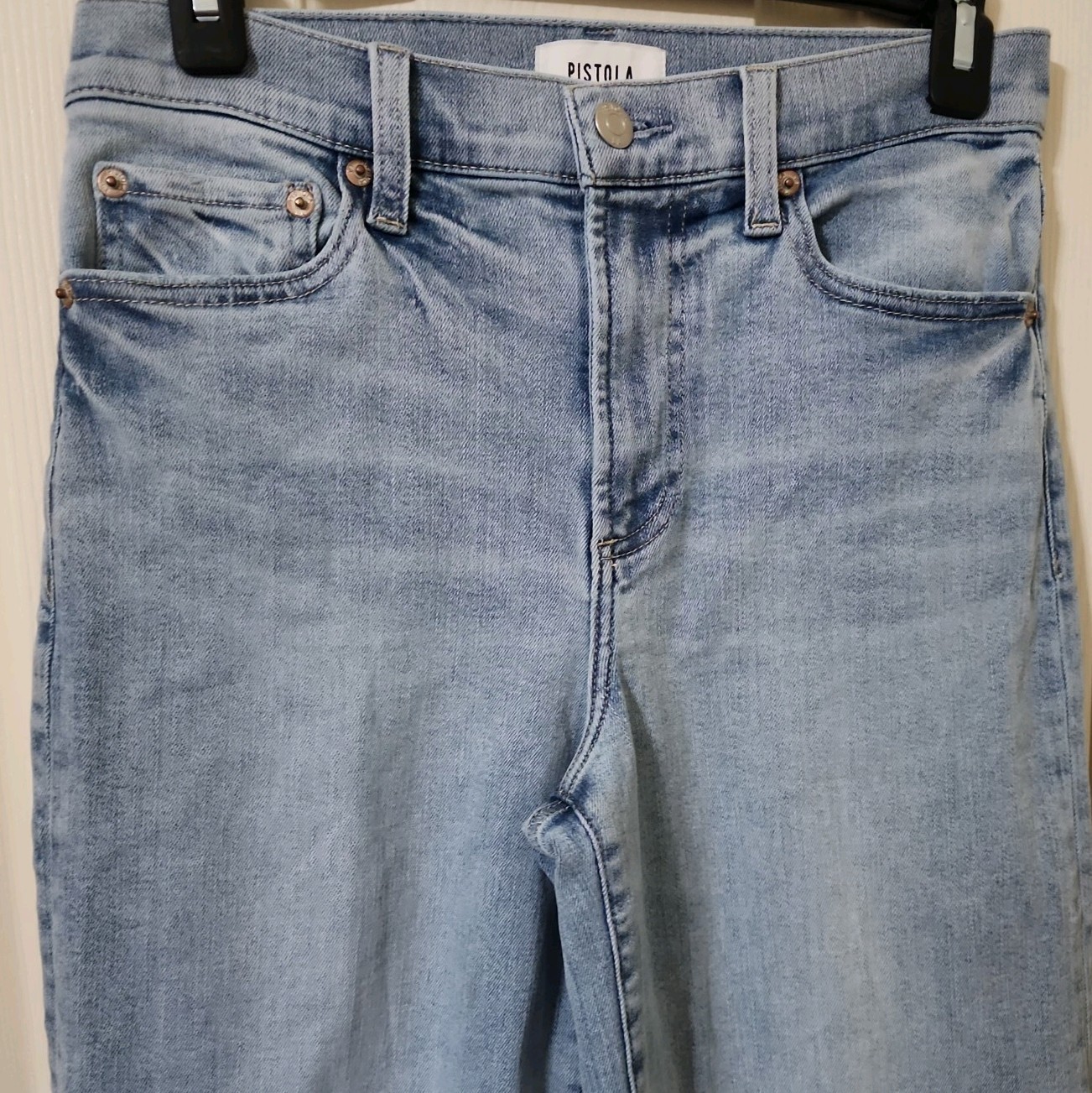 Pistola Womens Izzy HighRise Wide Leg Crop Jeans, Size 27 Great shape Inseam 26
