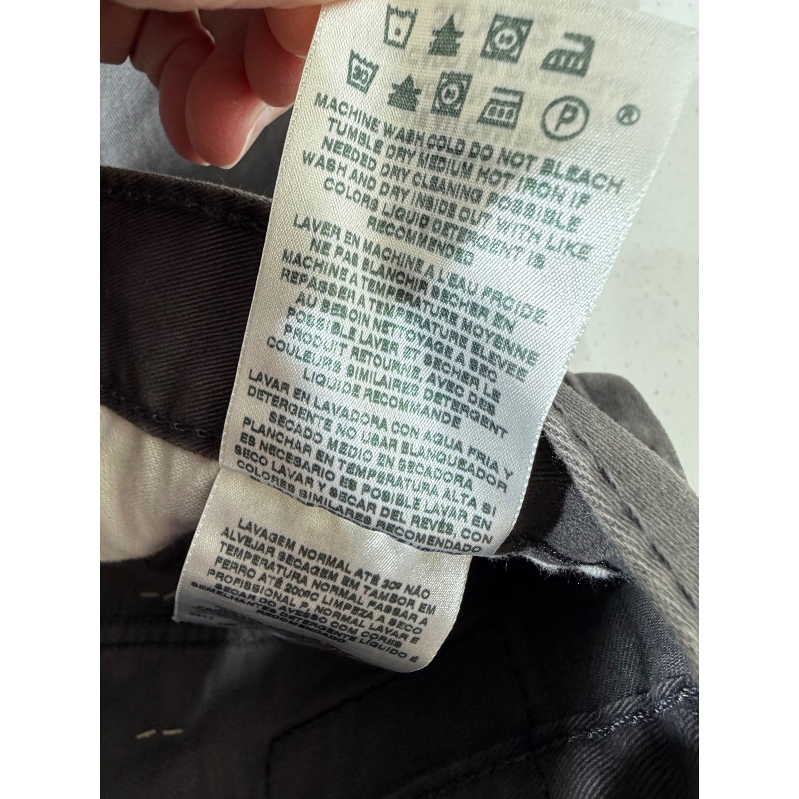 Levis 514 Slim Straight Fit Chino Pants 30×32 Charcoal Gray 100% Cotton NWT