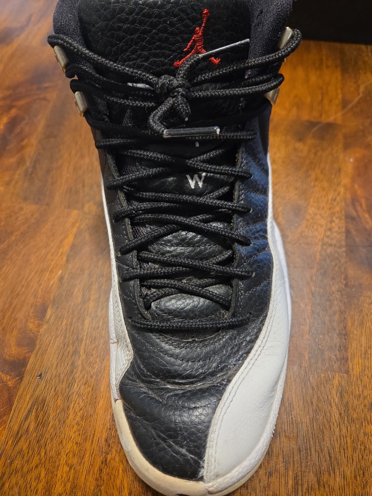 Air Jordan 12 Retro Playoff 2022 Black White CT8013-006 Mens 9 Replacement Box