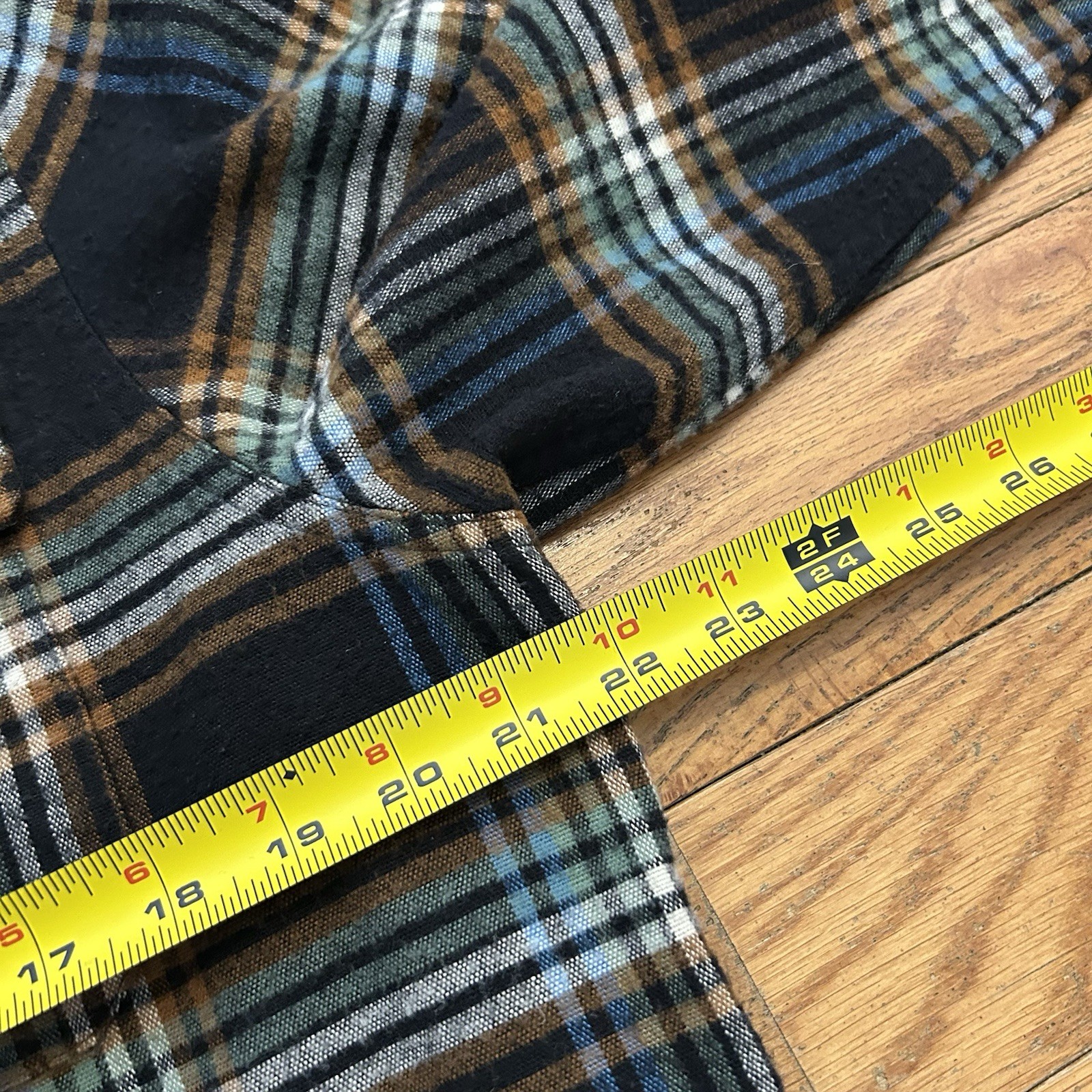 Ll Bean Signature Archive 1933 Chamois Cloth Plaid Button Up Shirt Medium