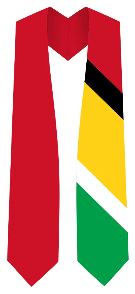 Guyana Graduation Stole – Guyana Flag Sash