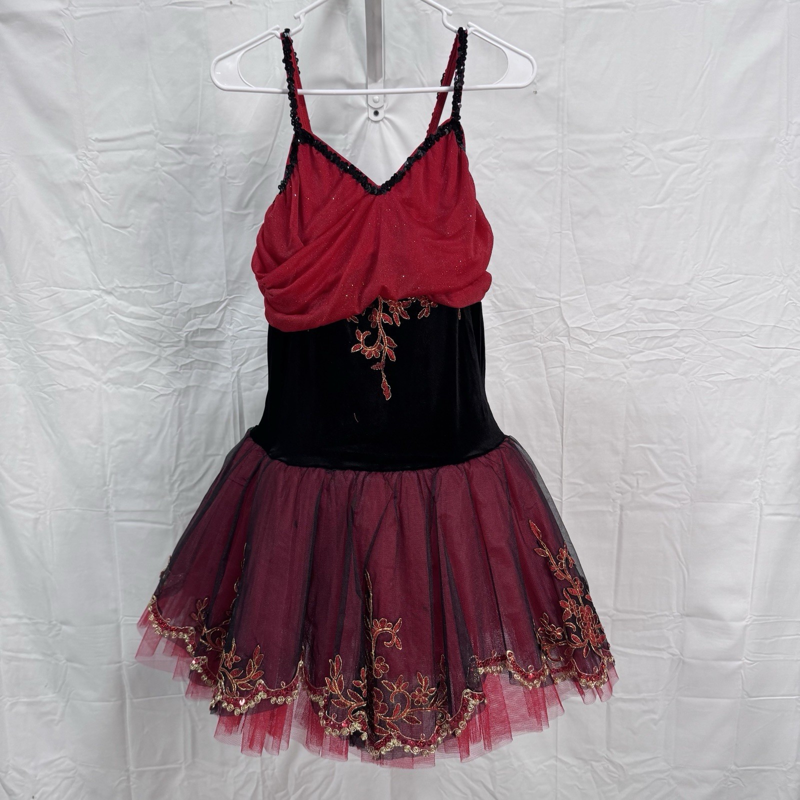 Art Stone Carmen Dance Costume Red Size Large Adult