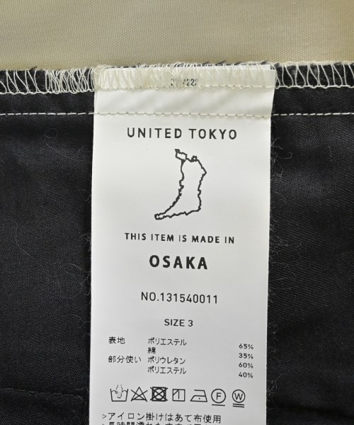 UNITED TOKYO Chino Pants Beige 3(Approx. L) 2200672861017