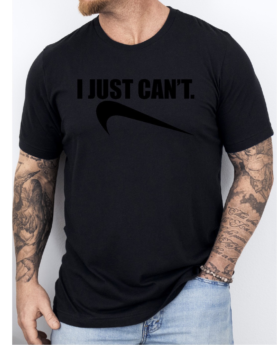 I Just Cant Parody Funny Unisex Heavy Cotton Gildan Tee, Select Your Design