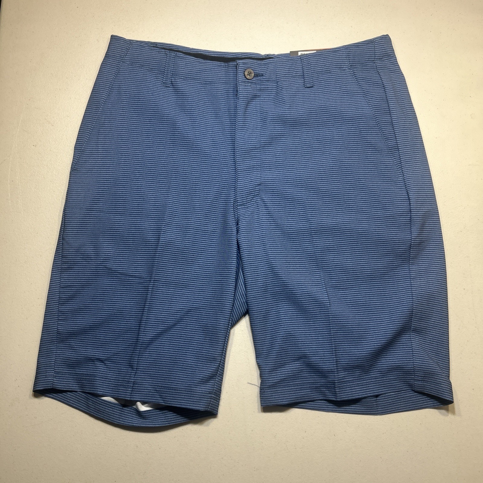 LOT OF 2 Pebble Beach Mens Dry Luxe Performance Flat Front Golf Shorts | NWT 34