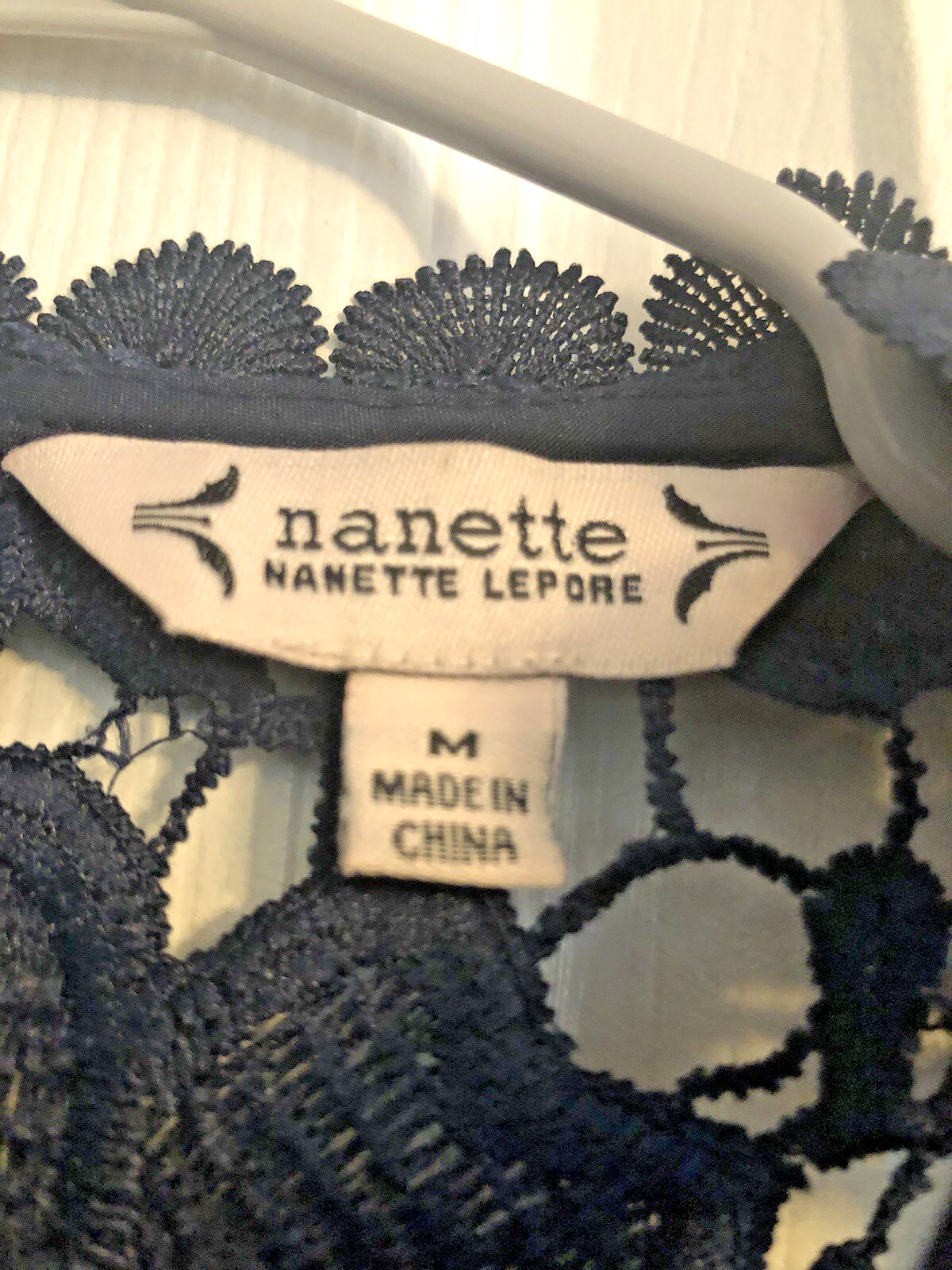 Nanette Lepore Lace Sleeveless Top, Size M, NWT, Fits more like S