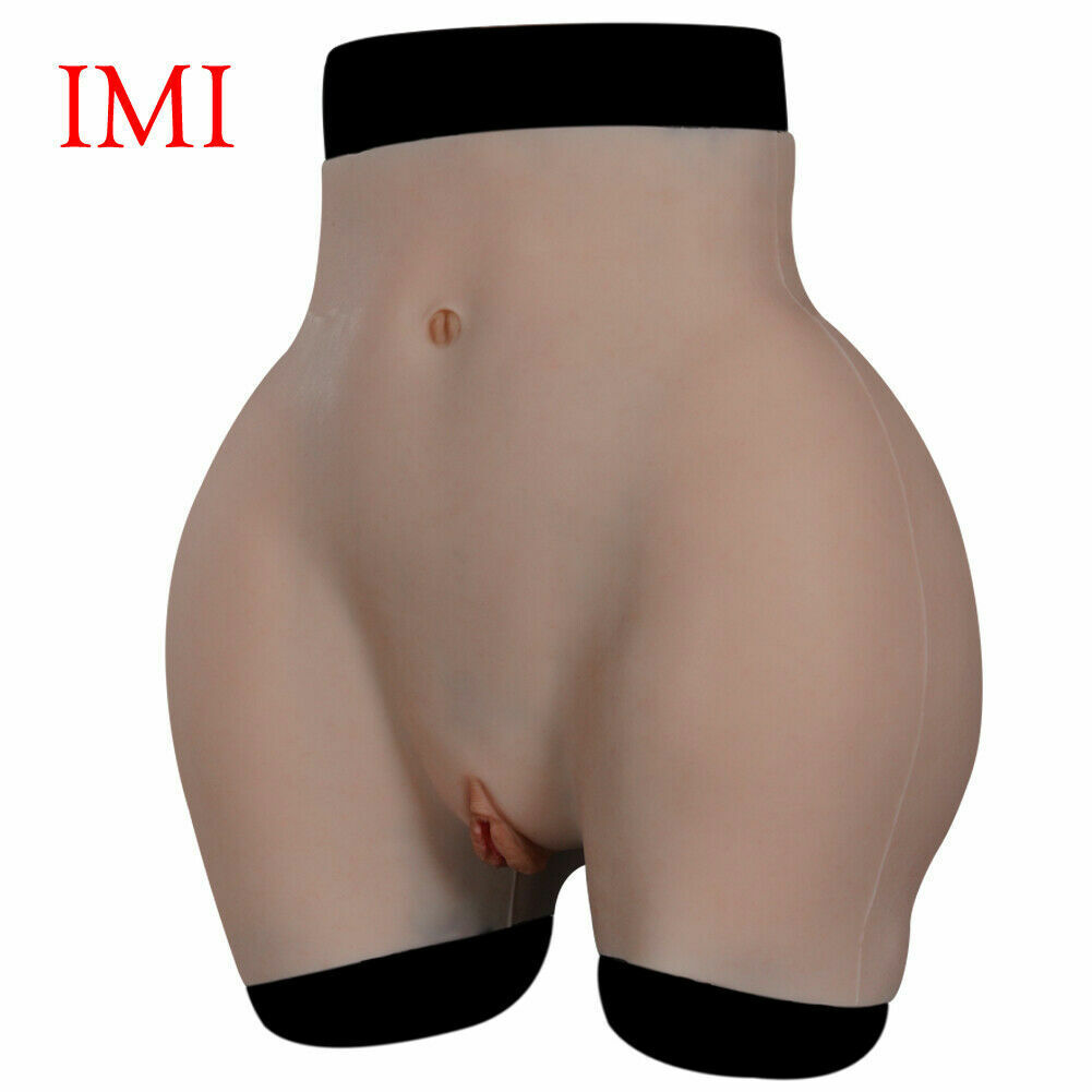 IMI Silicone Pants Hip Lift Butt Enhancer Panty Crossdresser Fake Vagina Panties