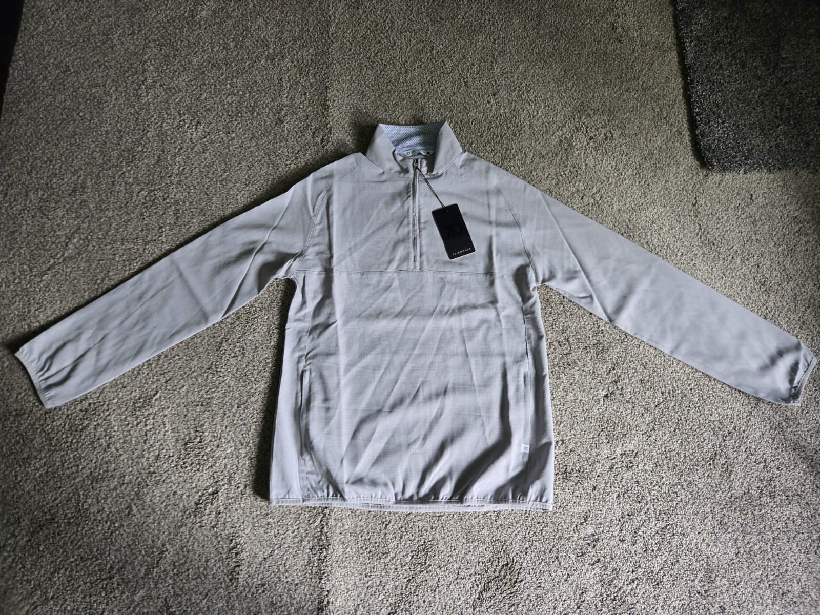 New 7 Diamonds Oxygenate 1/4 Zip Pullover Size S Stretch Drift