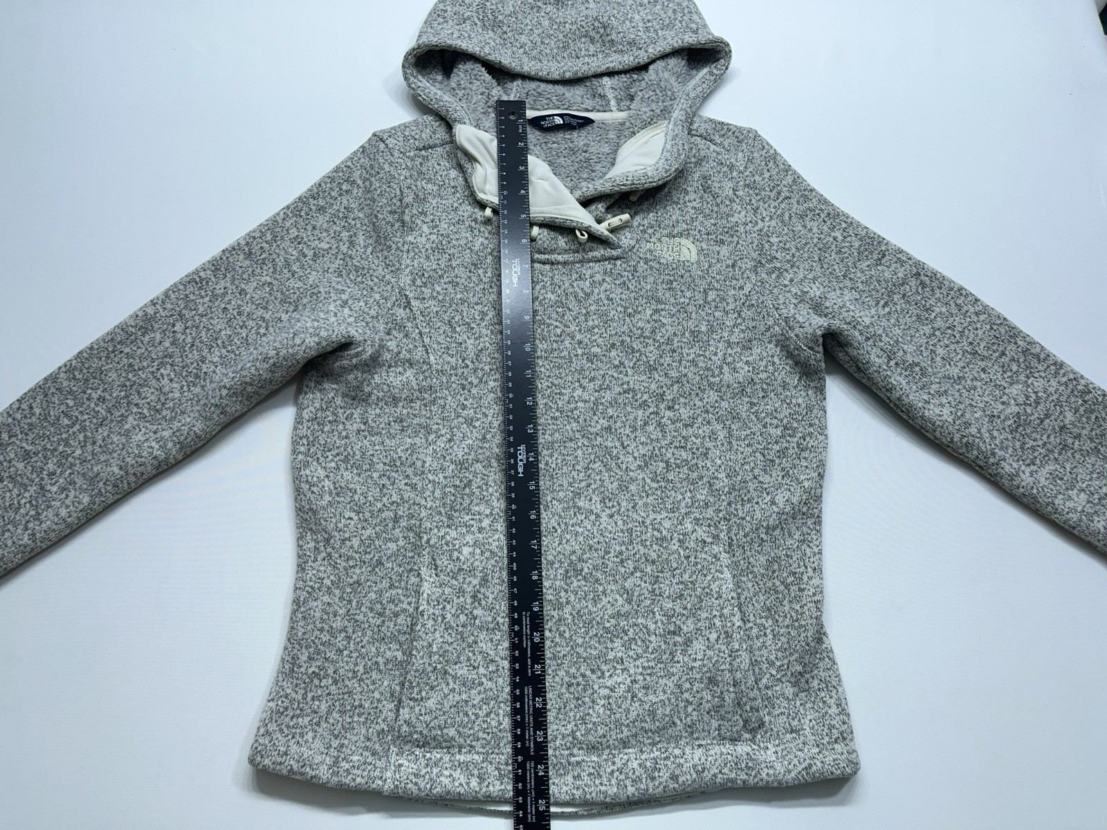 The North Face Fleece Hoodie Womens Size Small Toggle Button Pullover Jacket