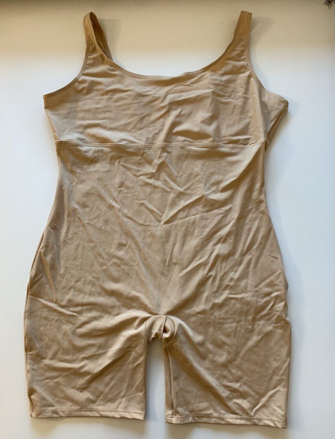 NEW! InstantFigure Sz 2X Firm Control Shaping Mid-Thigh Tank Bodysuit WB40061