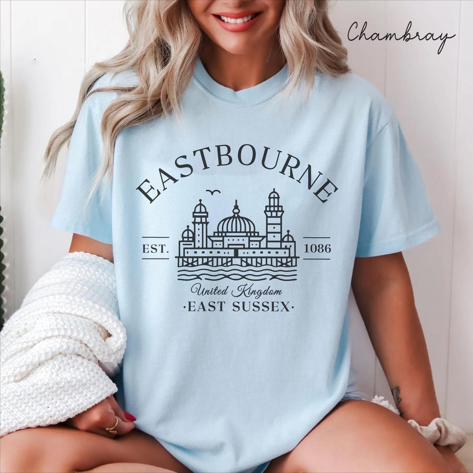 Eastbourne Unisex Shirt Travel Gift United Kingdom Trip Lovers Souvenir Tee