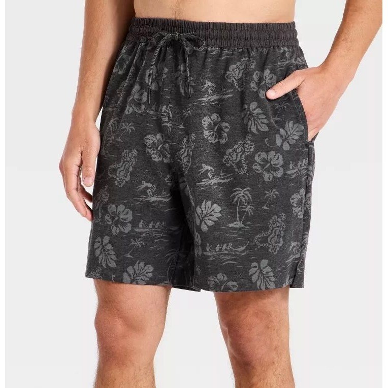 Men’s 7″ Swim Trunks – Goodfellow & Co™ x Reyn Spooner Black S