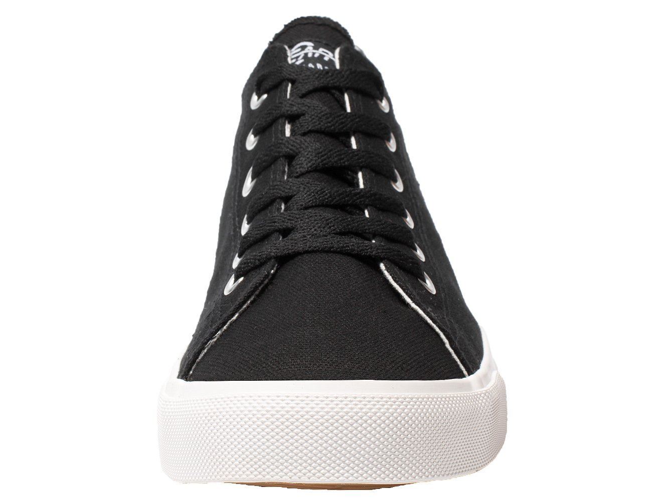 Fear0 Unisex True to Size Black White Tennis Casual Canvas Sneakers Shoes Sz 9.5