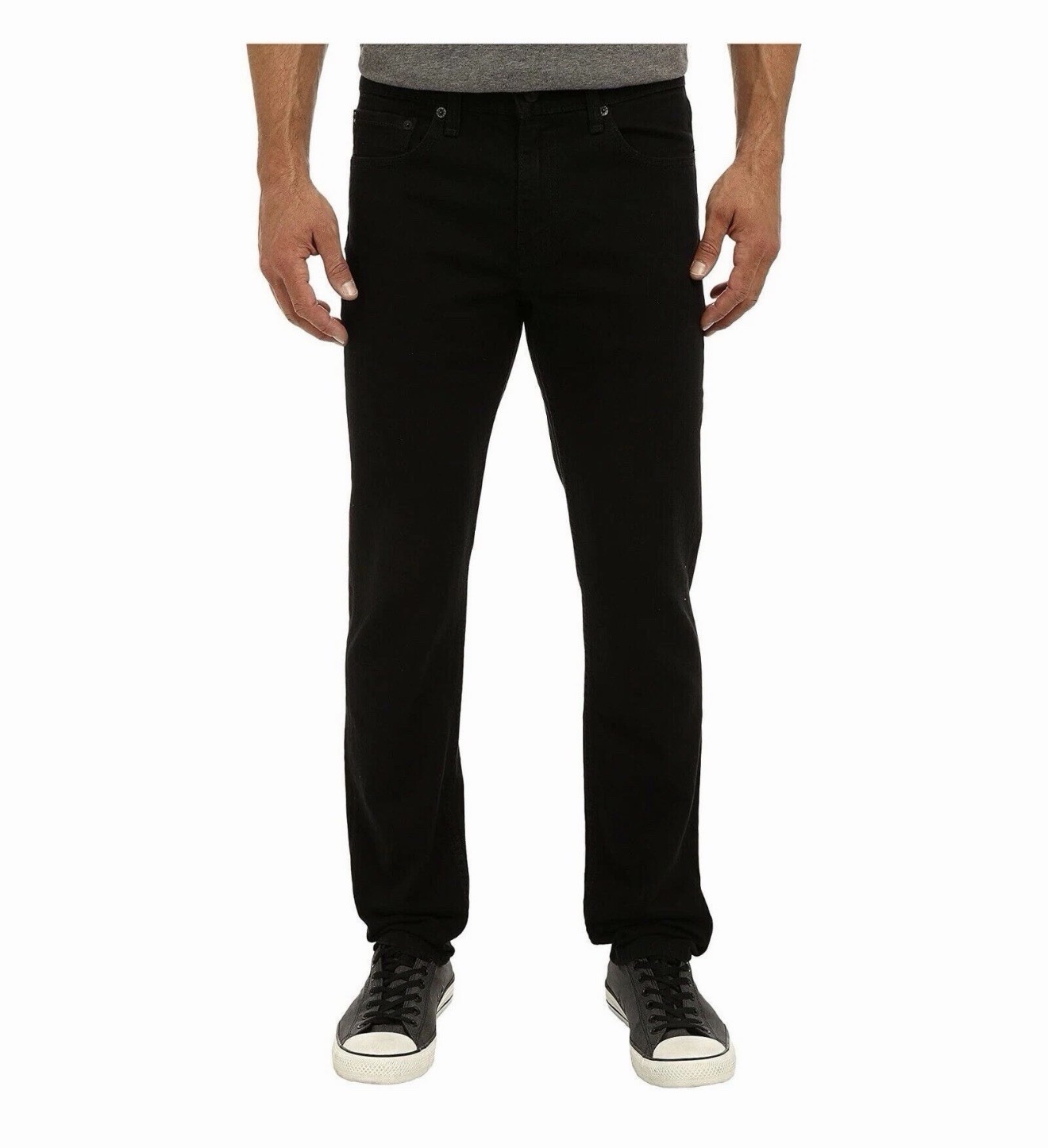 Levi’s 511 Men’s Slim Fit Stretch Jeans Black 32×29 NWT Sits Below Waist