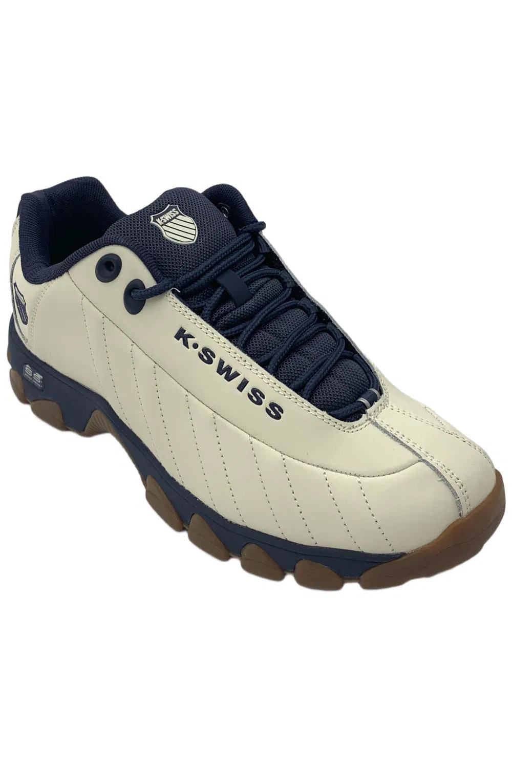 K-Swiss Men’s ST329 CMF Lace-Up Sneakers White/Phantom/Gum