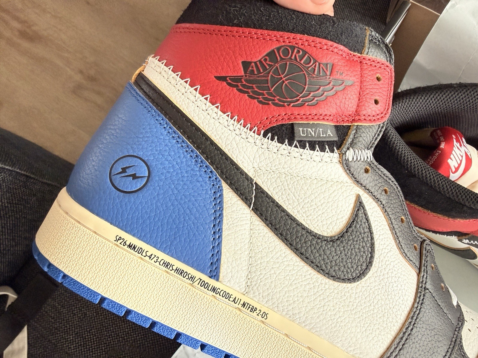 Jordan 1 Retro High OG SP Fragment × Union LA – IO7847-002- Size 13