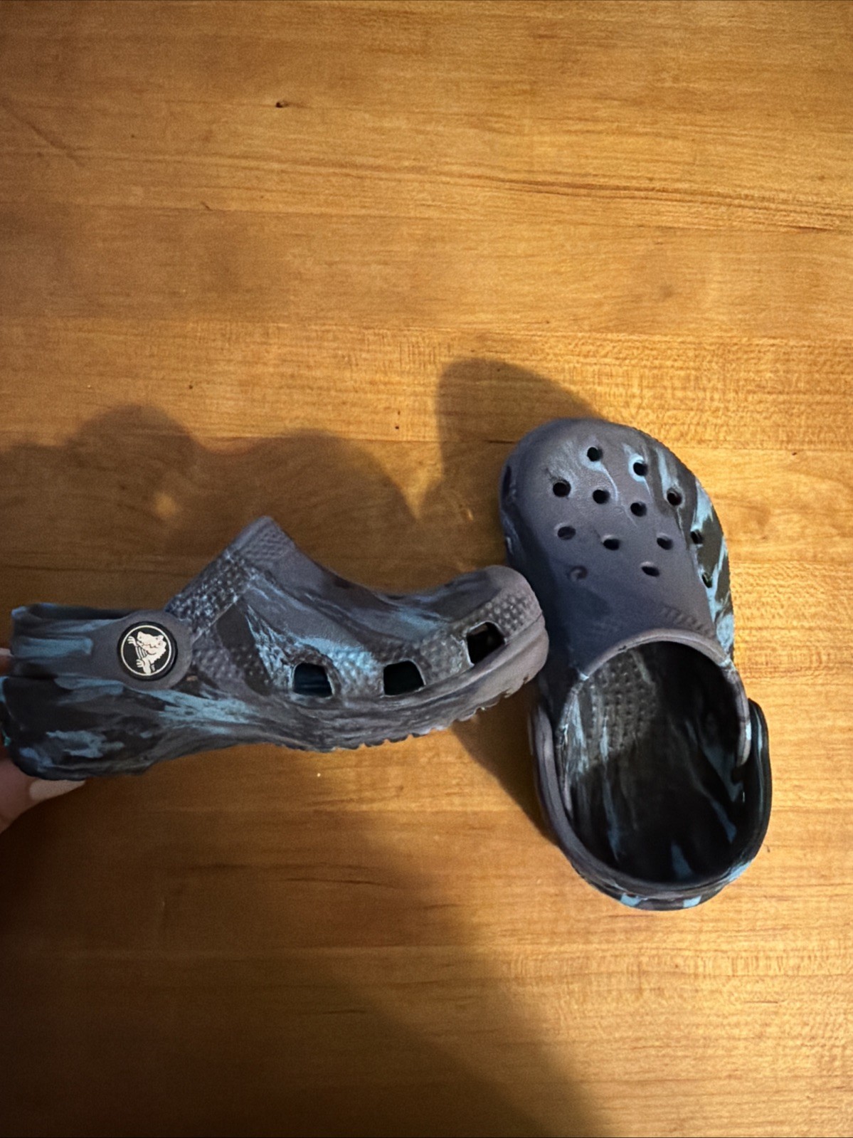 Toddler Classic Marbled Crocs