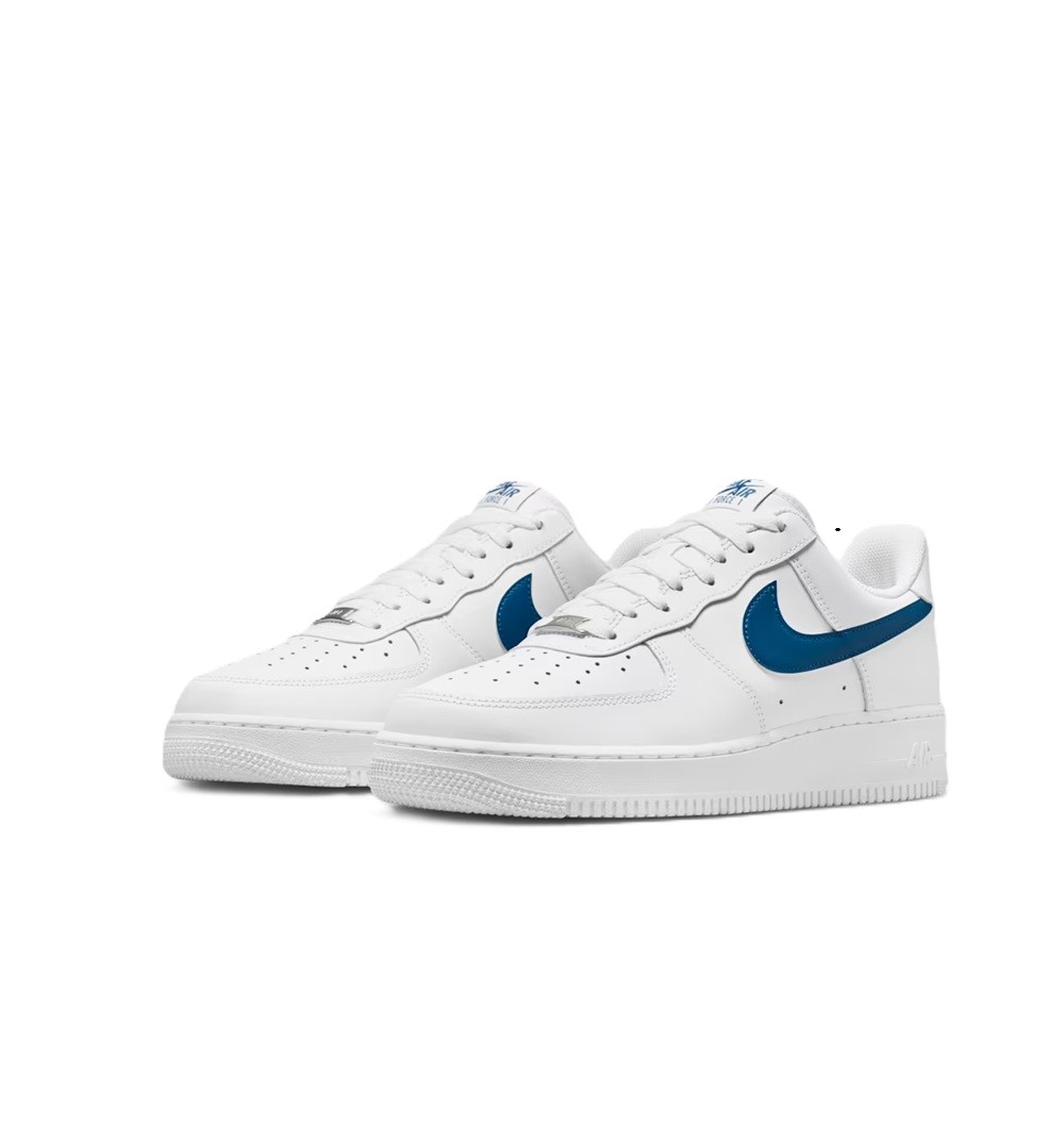 Men’s Nike Air Force 1 ’07 White/Court Blue-White (FJ4146 123) – 8