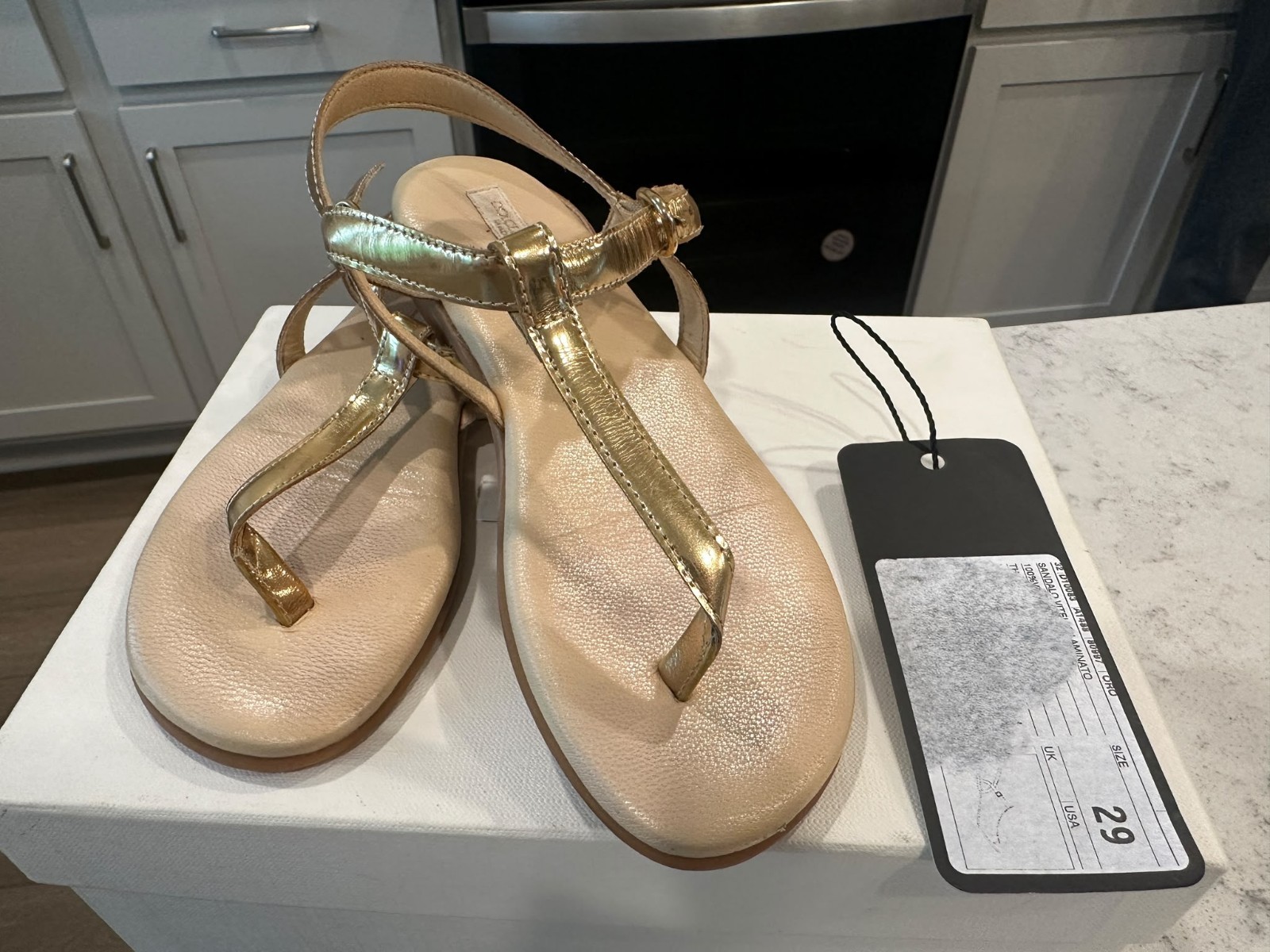 Dolce Gabbana Leather Sandals