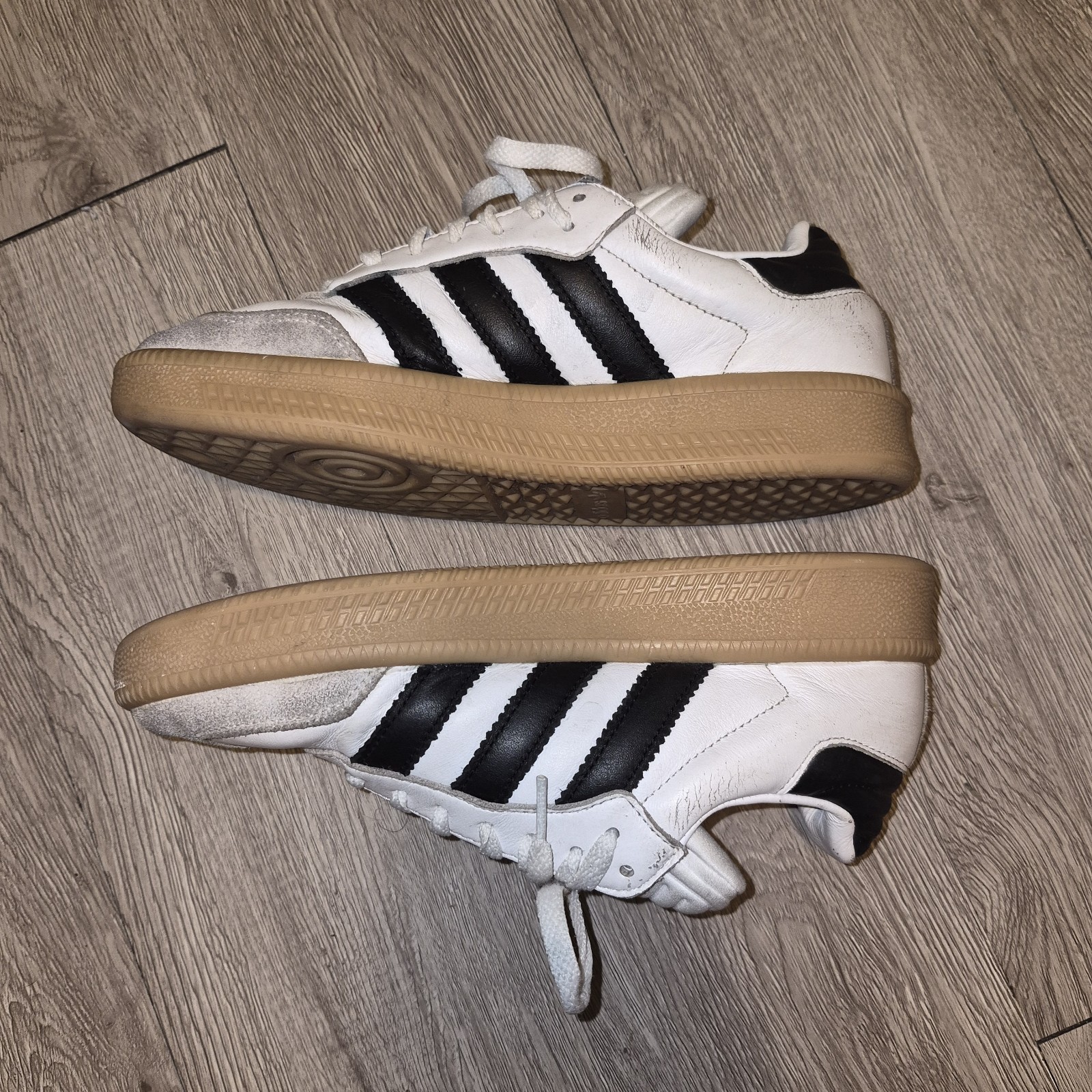 adidas samba xlg white black gum
