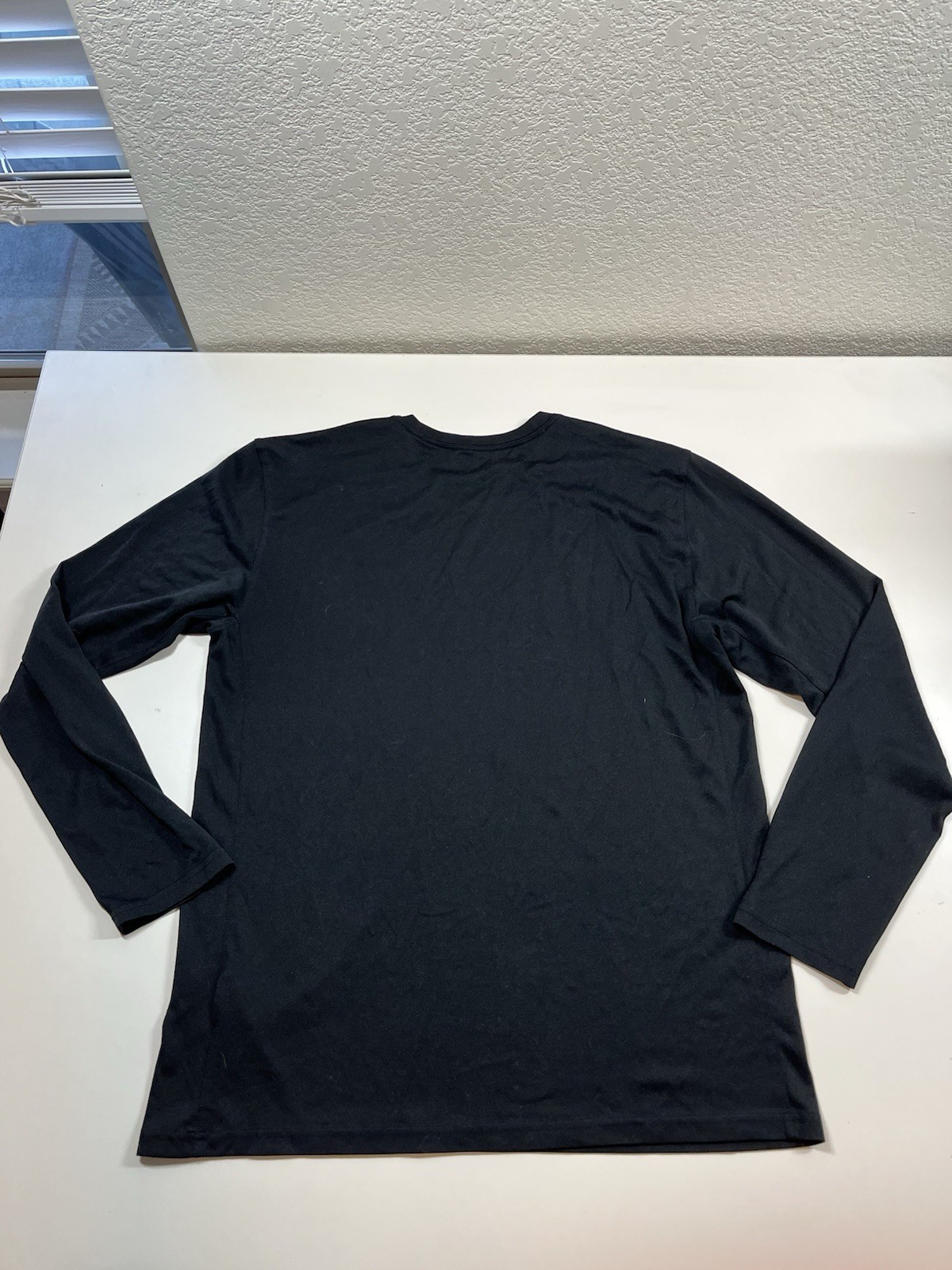 Black Nike Dri-Fit Kenya Flag Long Sleeve Shirt Men’s L Large