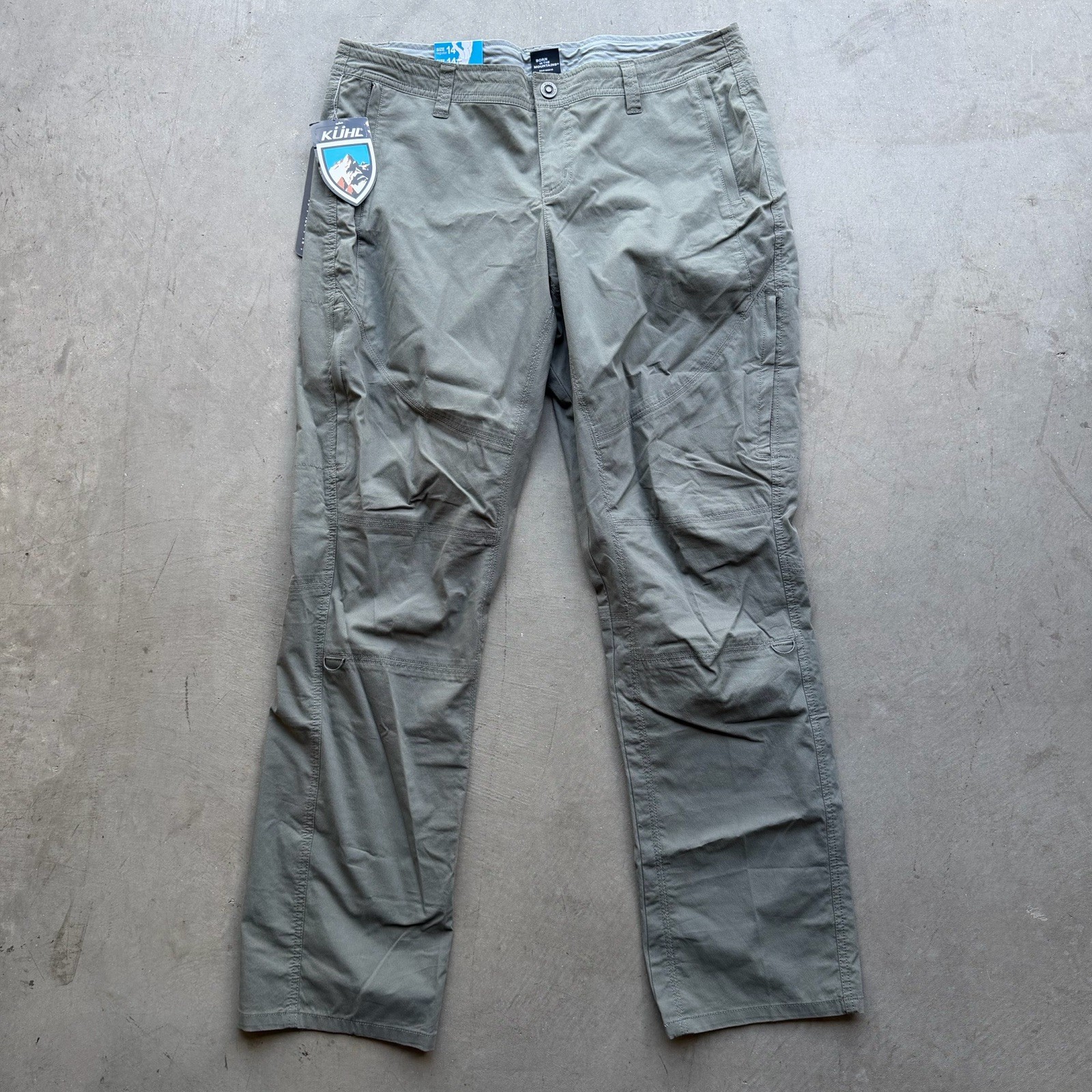 Kuhl SPIRE Roll-Up Pants Green Women’s Size 14 REG UPF 50+ NEW NWT Hiking