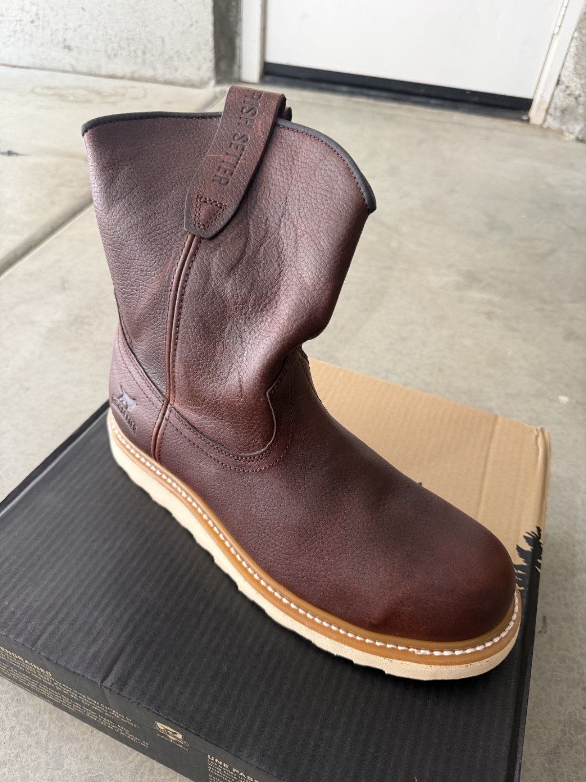 Irish Setter 83605 Ashby Work Boot for Men, Size 12 – Brown – New in box
