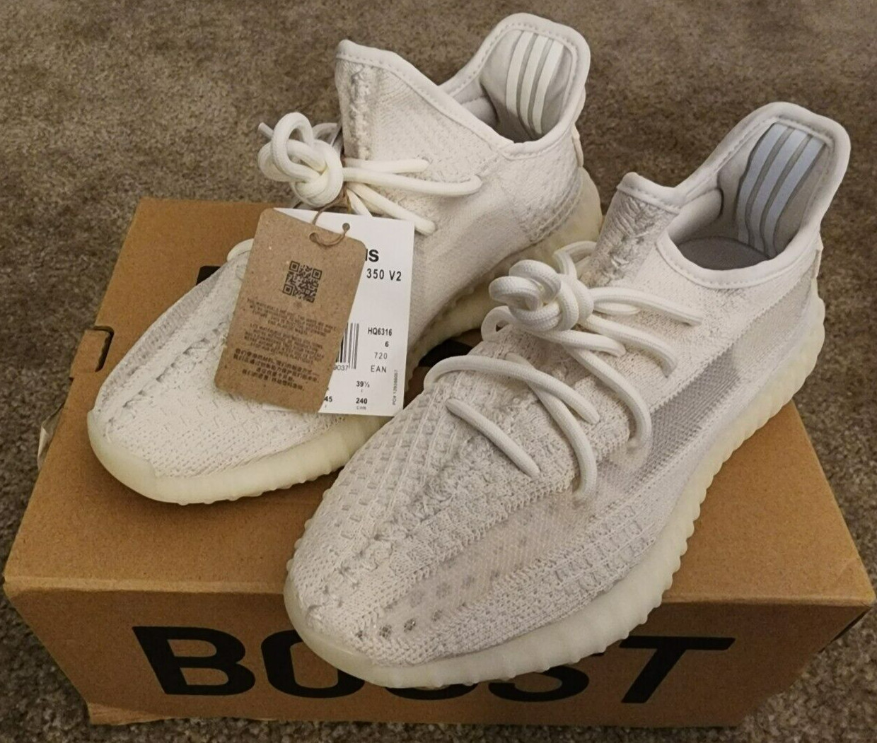 Size 6.5 – adidas Yeezy Boost 350 V2 Low Bone