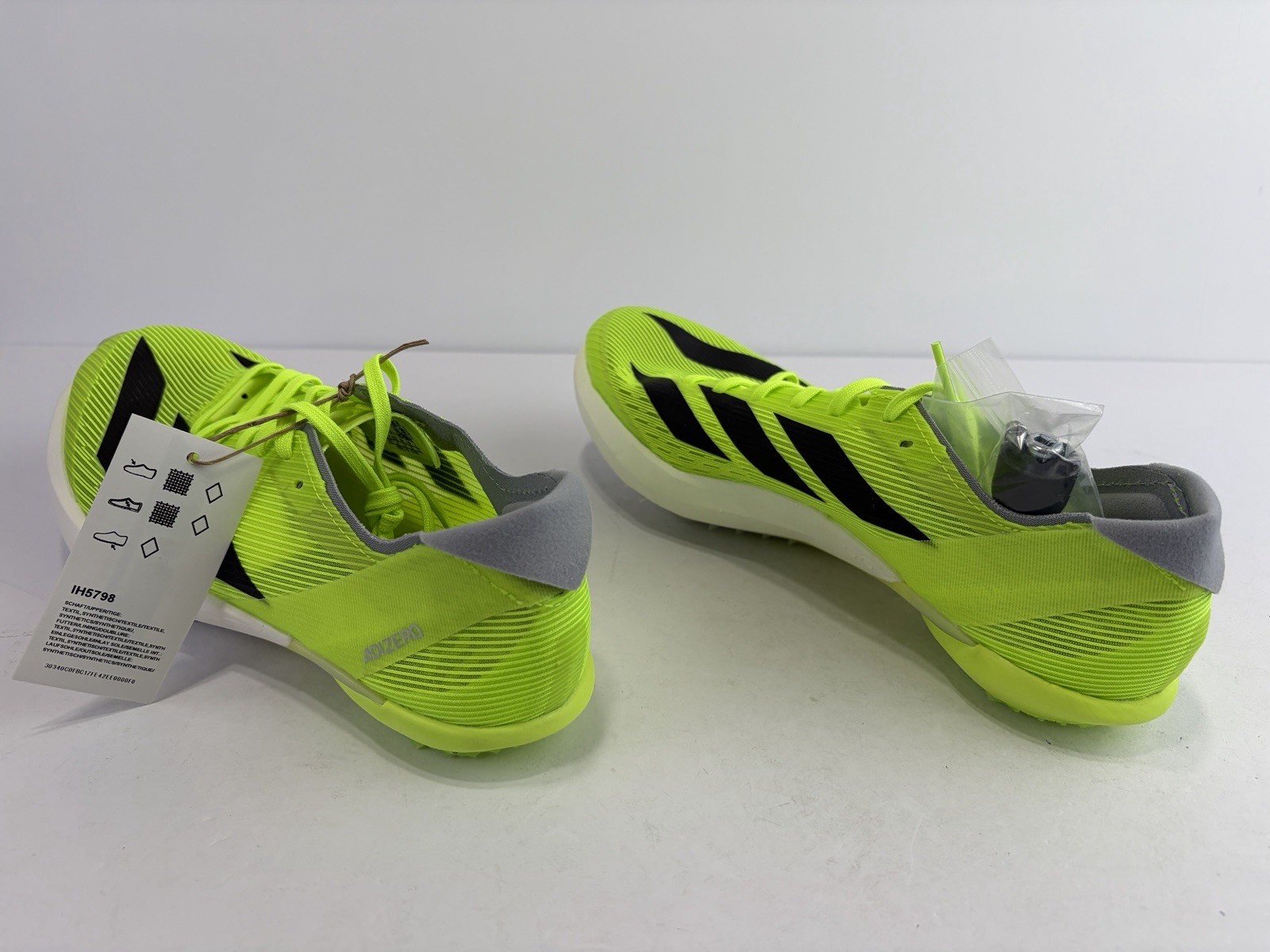 adidas Adizero Ambition Lucid Lemon Spikes IH5798 Men’s 7 Women’s 8 NWT $150